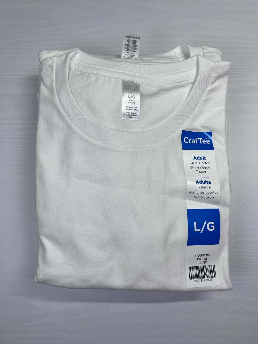 CRAFTEE Adult Crew Neck T-Shirt, L